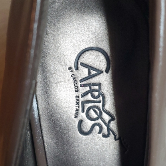 Carlos Santana Taupe Peep-Toe Heels - Picture 3 of 5